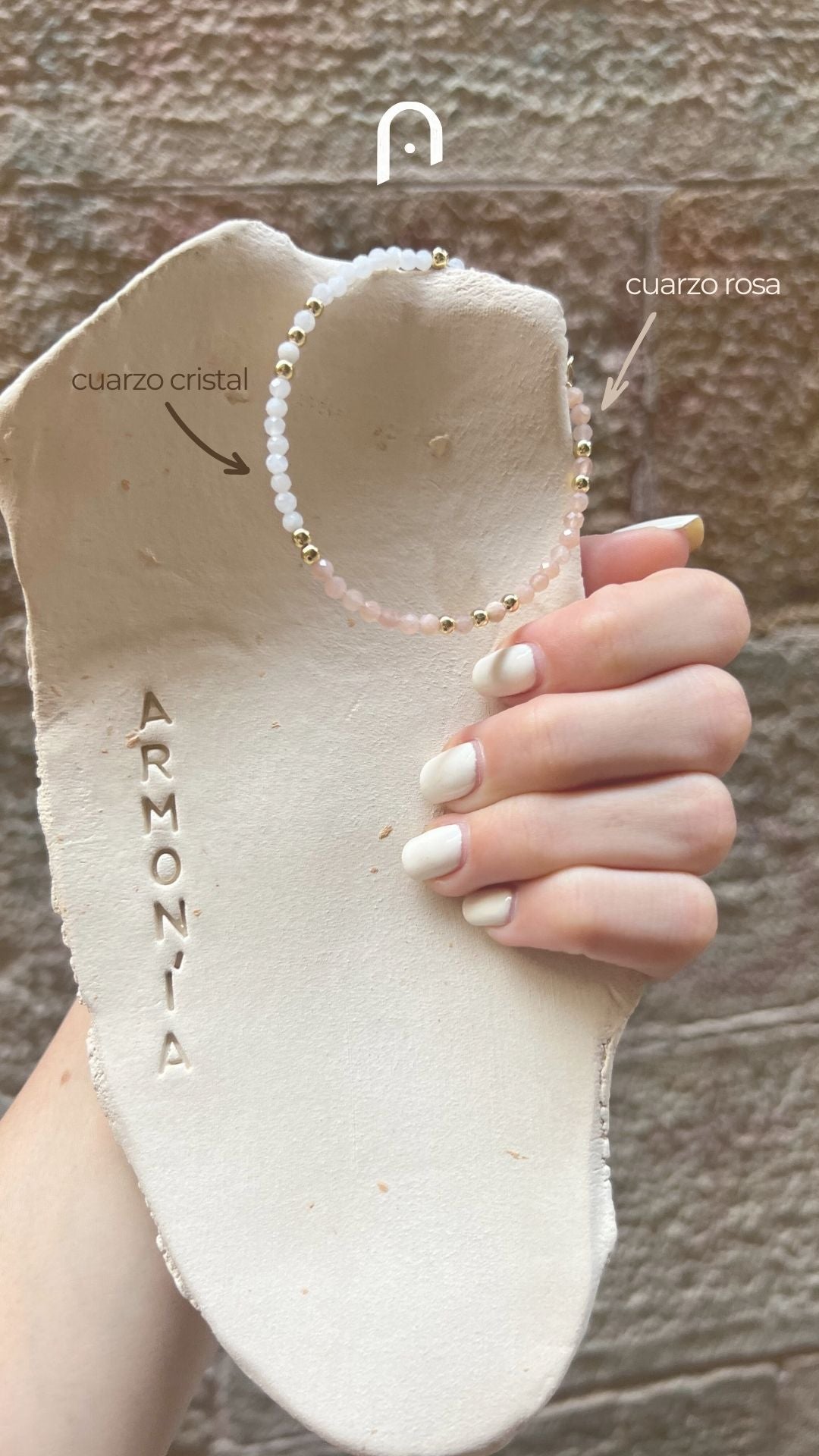Crystal Quartz & Rose Quartz Bracelet