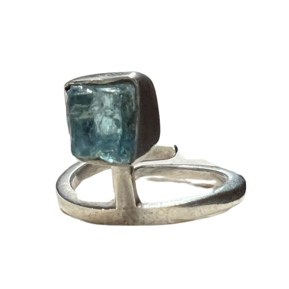 Anillo Aguamarina