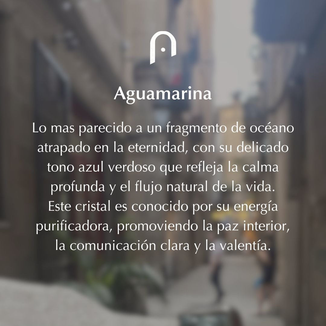 Anillo Aguamarina