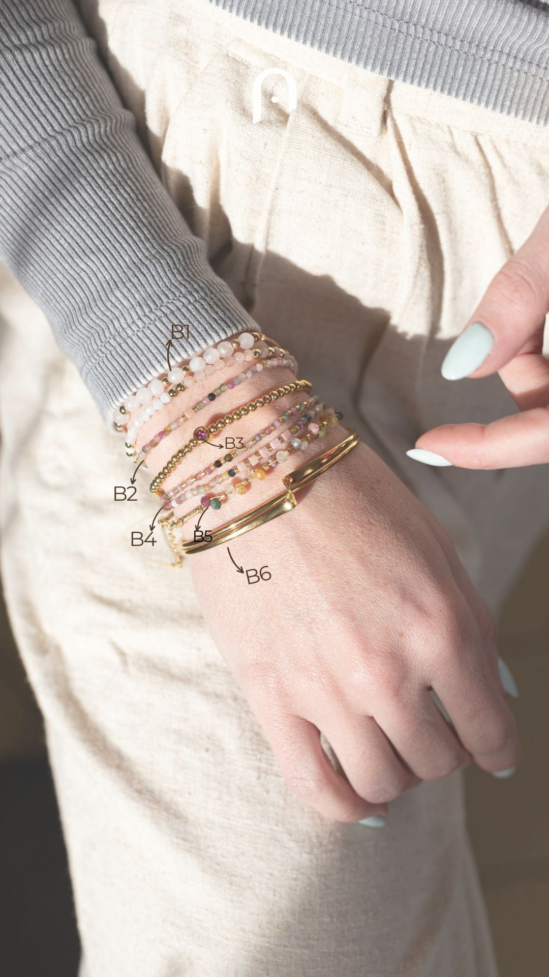 Brazaletes Turmalina