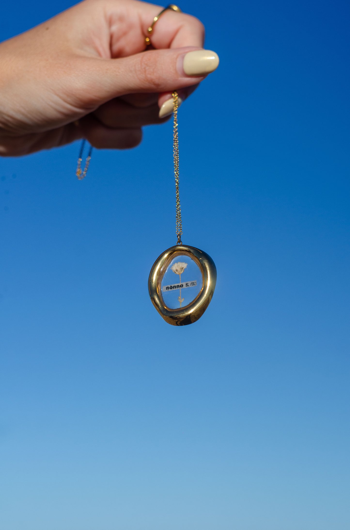 Real Flower Necklace – Handmade in Barcelona