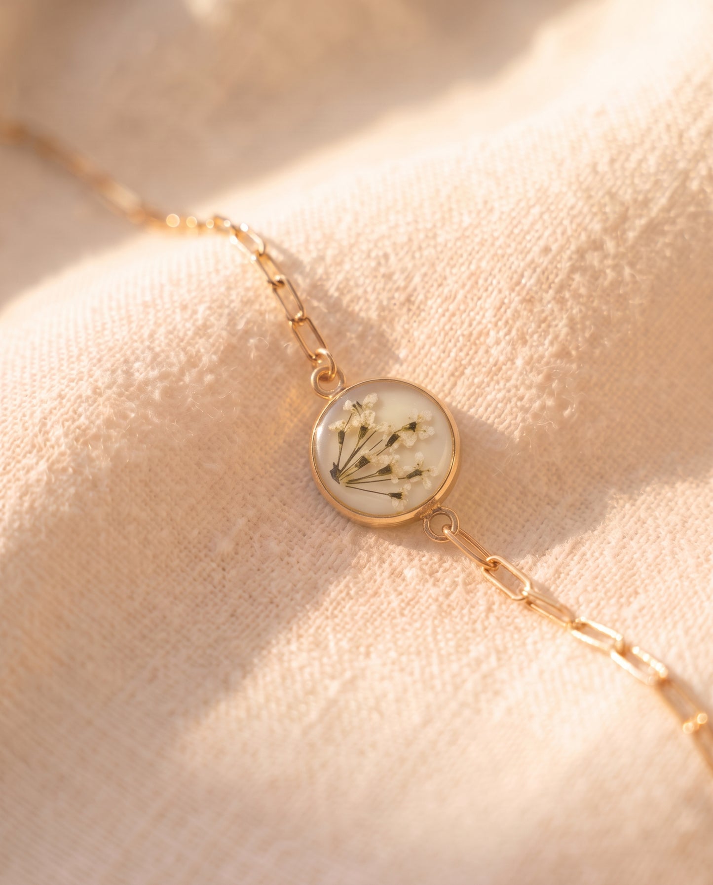 Yarrow Blanca | Brazalete Minimalista