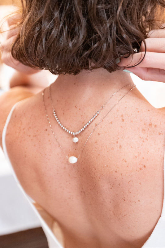 Collar Perlas Naturales