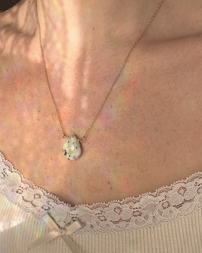 Collar de larimar natural – pieza única de MolaMon