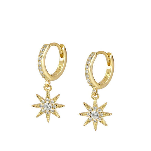 Pendientes Estrella de 8 Puntas