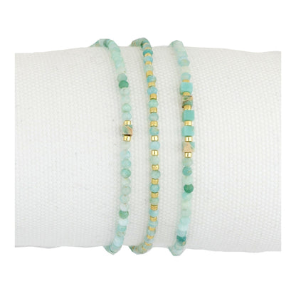 Pulsera de aguamarina natural – joyería artesanal de El Born, Barcelona