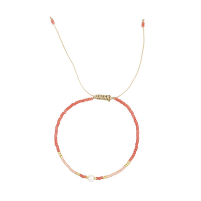Pulsera de perlas naturales ajustable – pieza única de MolaMon