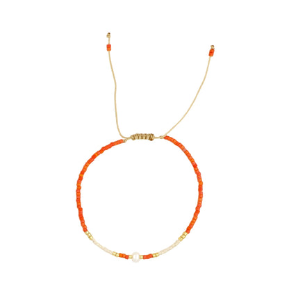 Pulsera de perlas naturales ajustable – joyería artesanal de El Born, Barcelona