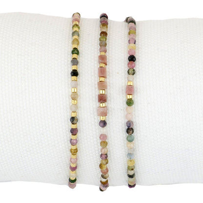Pulsera de turmalina natural – hecho a mano en Barcelona